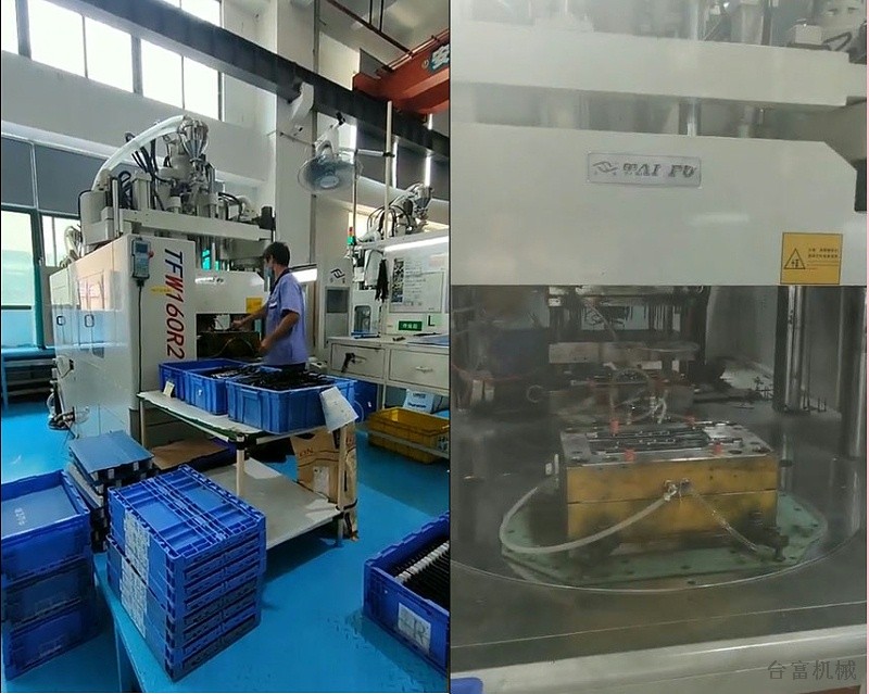 立式圓盤注塑機注塑天窗配件